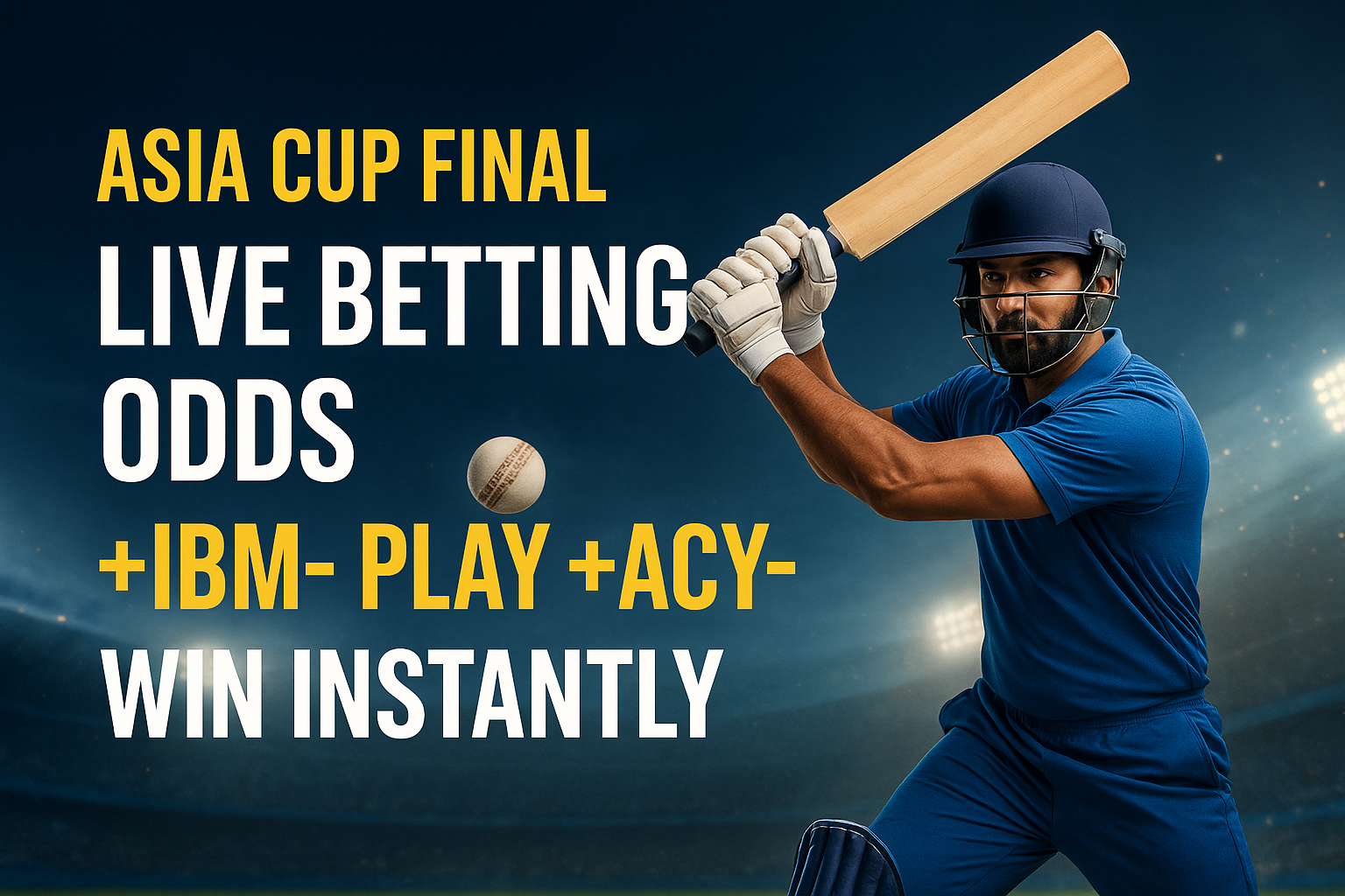 Asia Cup Final Live Betting Odds