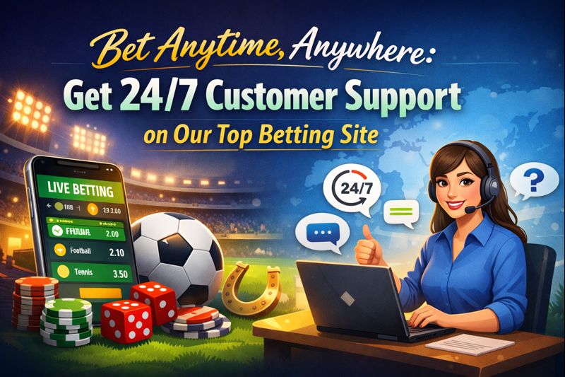 24/7 customer support betting site